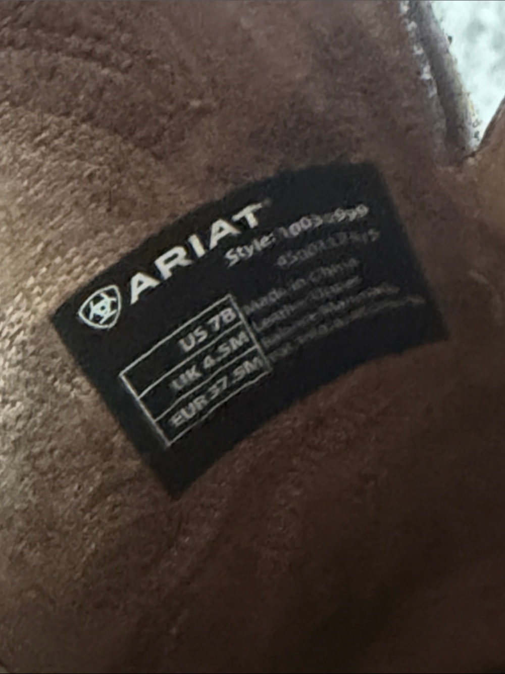 Ariat Tan Leather Western Embroidered Cowboy Boots - Picture 3 of 8